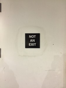 Not an Exit Photo by Michael J. Kramer